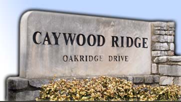 Caywood Ridge entrance